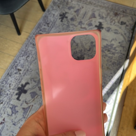 FLAUNT Neon Pink Square iPhone Case - Picture 4 of 6